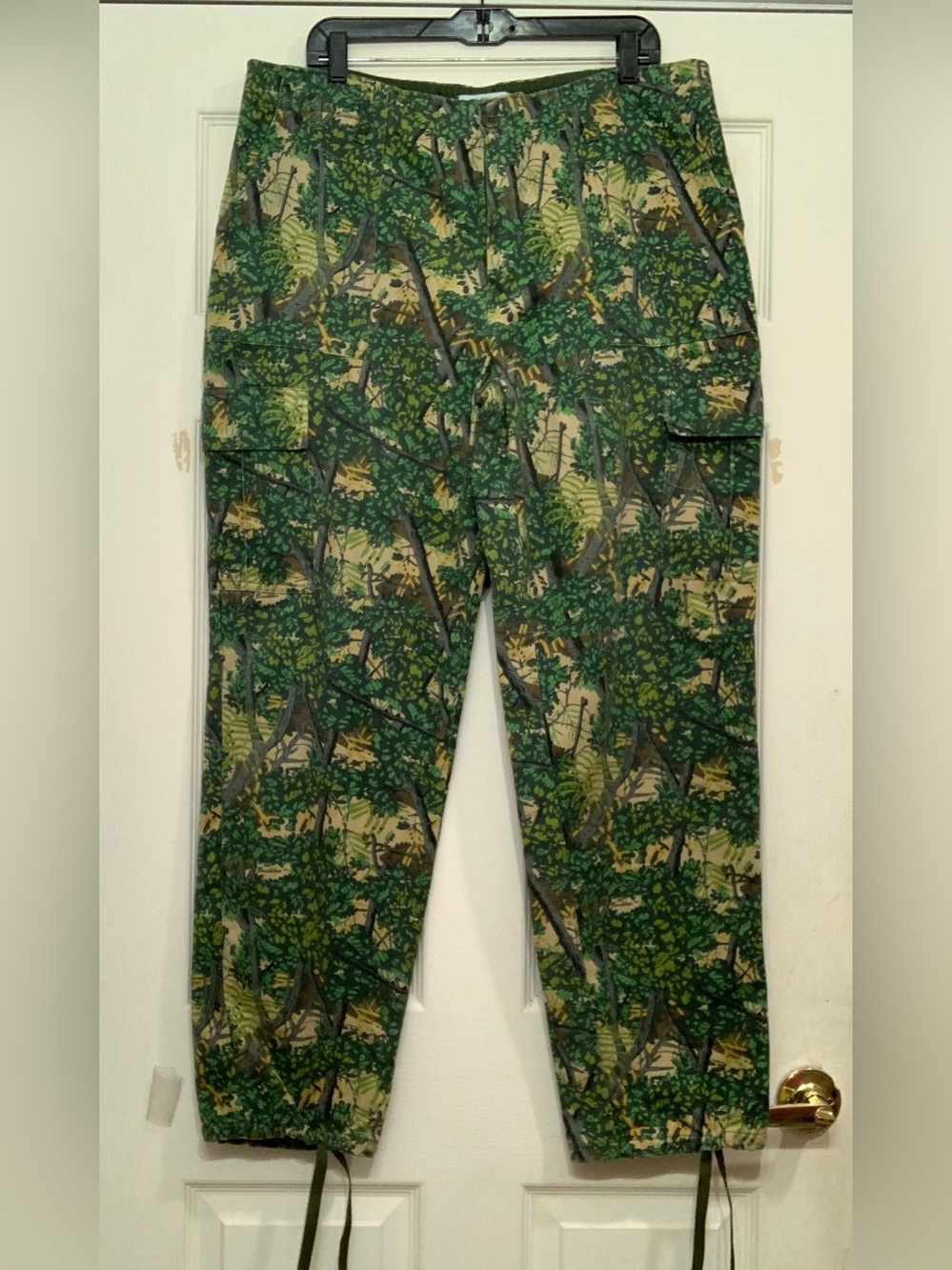 Vintage Bushlan S. Tx Camouflage Cargo Hunting Large Pants. 3520